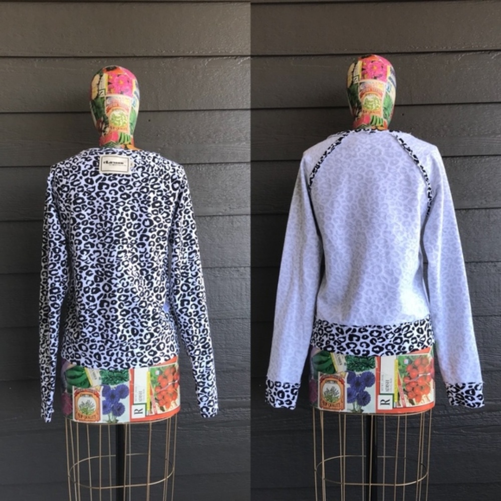 Reversible cLaeson Cheetah Leopard Raw Edge REVOLV - Picture 3 of 8